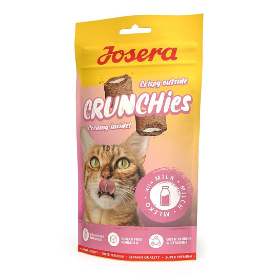 Josera 60g Crunchies with Milk cat Josera 60g Crunchies with Milk cat