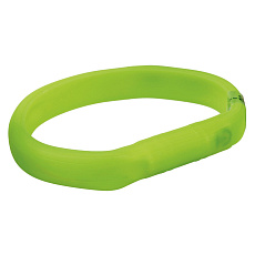 USB svítící obojek PLOCHÝ, M-L: 50cm / 18mm, zelený USB svítící obojek PLOCHÝ, M-L: 50cm / 18mm, zelený