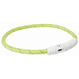 Svítící kroužek USB na krk, XS-S 35cm, zelená