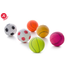 Gumové míčky v síťce mix - 6,3 cm - 6 ks, gumová hračka
