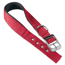 Obojek nylon DAYTONA C 53cmx25mm červený FP 1ks