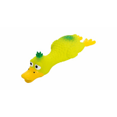 Oškubaná kachna s čupřinou, ležící, se zvukem, 18cm, zelená, HipHop
