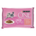 PURINA ONE 4 x 85g JUNIOR minifiletky , losos ve šťávě