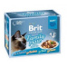 Brit prem.12x85g cat Gravy kaps.filety s kuř,kroc,hov,tuň,šťáv