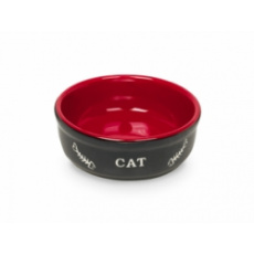 Nobby Cat keramická miska 13,5cm černá