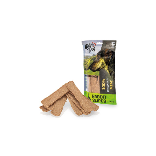 KIDDOG SUPER PREMIUM 100% králík - maso bez aditiv 100 g