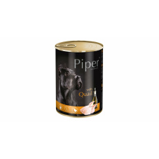 PIPER s křepelkou a brusinkami , konzerva pro psy 400g