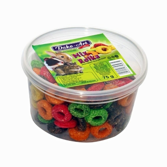 Extrudovaná kolečka hlodavec Dako 75 g