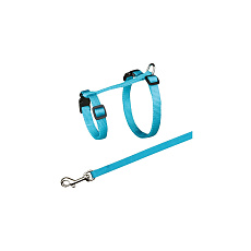 Postroj nylon. pro kočku s vodítkem XL, 34-57 cm/13mm, 1,20m