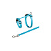 Postroj nylon. pro kočku s vodítkem XL, 34-57 cm/13mm, 1,20m