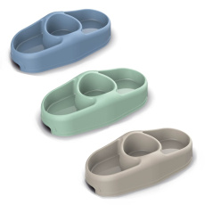 Miska s protiskluzem Tris trojitá 1 l Miska s protiskluzem Tris trojitá 1 l