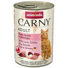 ANIMONDA konzerva CARNY Adult - krůta, kuře+ráčci 400g ANIMONDA konzerva CARNY Adult - krůta, kuře+ráčci 400g