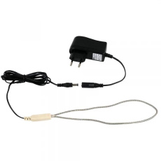 Vyhřívací topný kabel 12 V / 12W s adaptérem, nerezové opletení Vyhřívací topný kabel 12 V / 12W s adaptérem, nerezové opletení