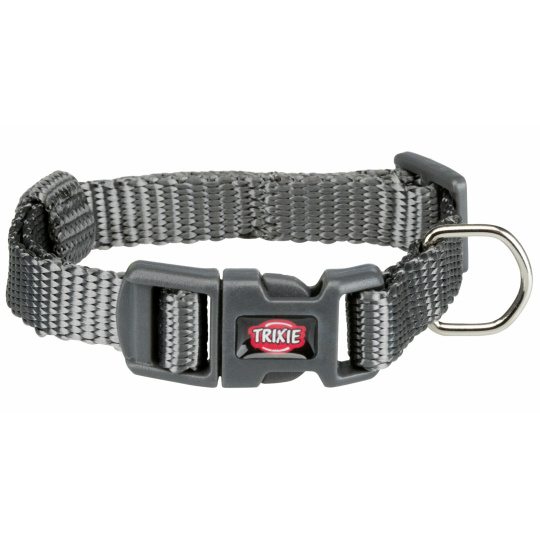Nylonový obojek PREMIUM 40-65 cm/25 mm (L-XL)  - grafit