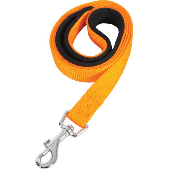 Vodítko pes SOFT NYLON oranžové 25mm/1m Zolux