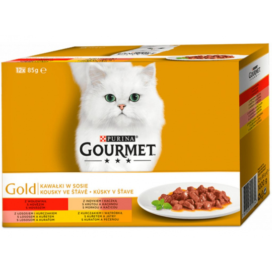 Gourmet Gold kousky ve šťávě 12x85g