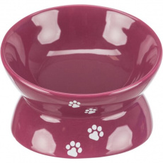 Zvýšená ergonomická keram. miska 0,15 l/13cm-vínová Zvýšená ergonomická keram. miska 0,15 l/13cm-vínová