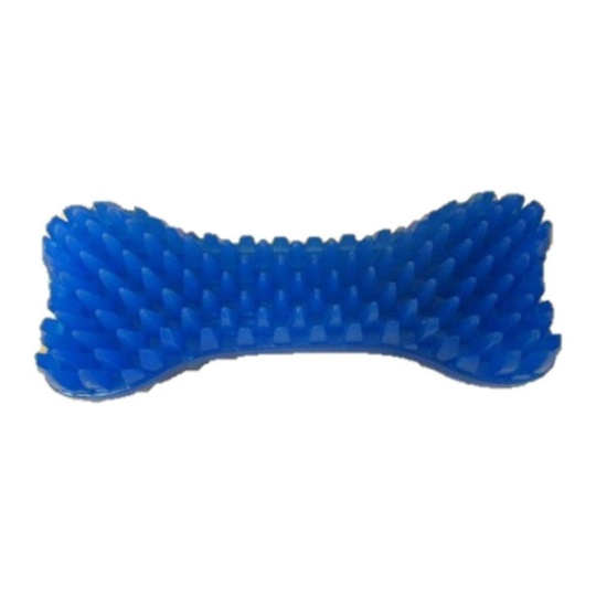 Kost gumová s ostny 16cm s vůní/neon