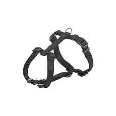 Premium H postroj,XL-XXL : 85 -130cm / 38mm, černá