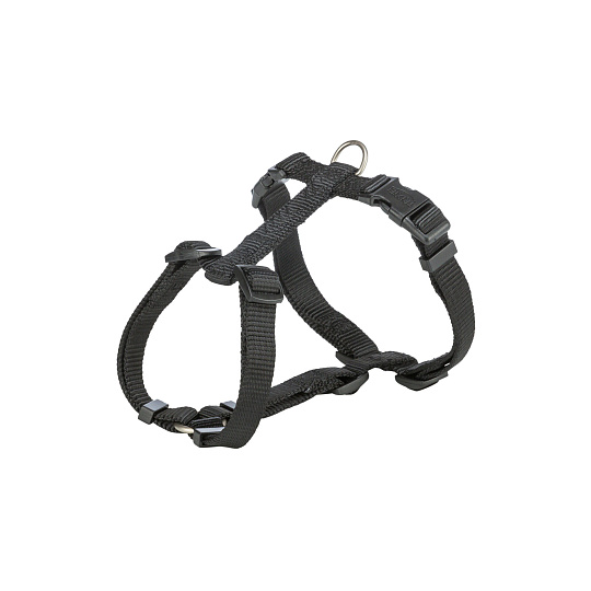 Premium H postroj,XL-XXL : 85 -130cm / 38mm, černá Premium H postroj,XL-XXL : 85 -130cm / 38mm, černá