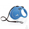 Vodítko FLEXI Classic New L pásek 8m/50kg modrá