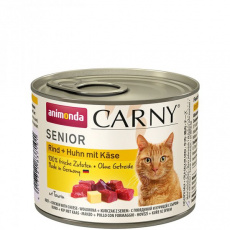 ANIMONDA konzerva CARNY Senior - kuře, sýr 200g