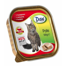 DAX vanička hovězí pro kočky 100g
