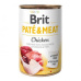 Brit Dog konzerva Paté/Meat CHicken 400g