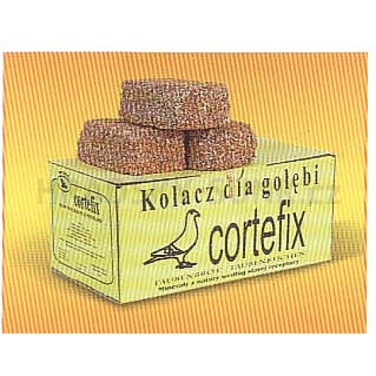Cortefix - minerální kostka pro holuby, drůbež-snižuje ozobávání, nevídané složení 850g