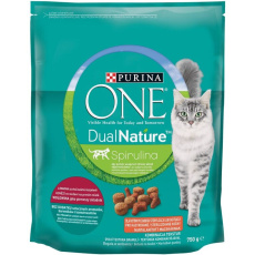 Purina ONE Dual Nature Sterilized 750 g Spirulina s hovězím Purina ONE Dual Nature Sterilized 750 g Spirulina s hovězím