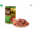 Sam&#39;s Field True Chicken / Veal Meat with Carrot for Puppies, superprémiová konzerva, 400 g (Sams Field)