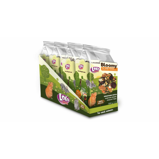 LOLOPets VITA HERBAL zeleninové plátky pro hlodavce 100g