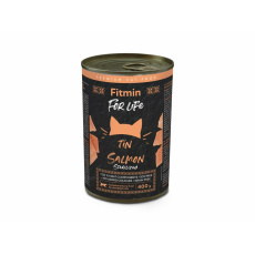 Fitmin konzerva pro sterilizované kočky, losos 400g