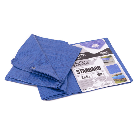 Plachta standard MODRÁ 4x6m Plachta standard MODRÁ 4x6m