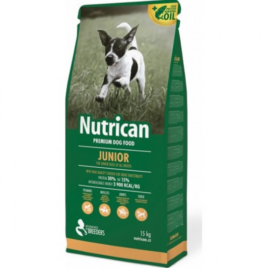 Nutrican 15kg Junior dog