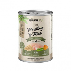 CHICOPEE ADULT čisté drůbeží s rýží konzerva pro psy 400 g