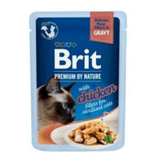Brit Premium Cat D Fillets Gravy Chick Sterilised 85g