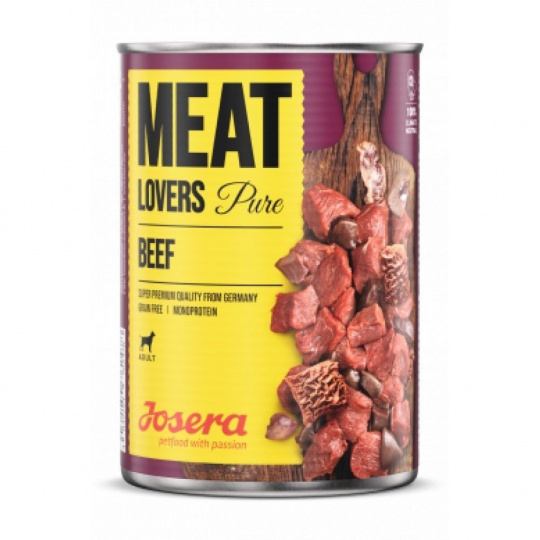 Josera dog 400g Meat Lovers Pure Beef 
