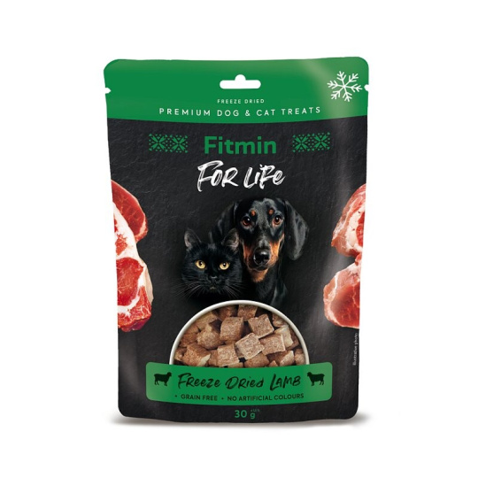 Fitmin For Life dog / cat treat freeze dried lamb with chicken 30g