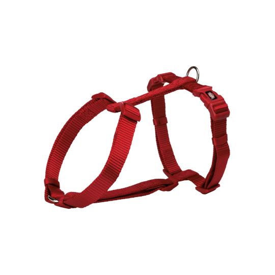 H - postroj PREMIUM L: 60 - 87cm / 25mm, červená