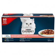 GOURMET Perle 60x85g,hovězí/kuře/králík,losos GOURMET Perle 60x85g,hovězí/kuře/králík,losos