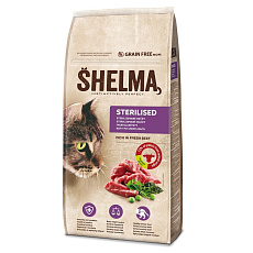 SHELMA Cat Sterilised Beef GF 8 kg SHELMA Cat Sterilised Beef GF 8 kg