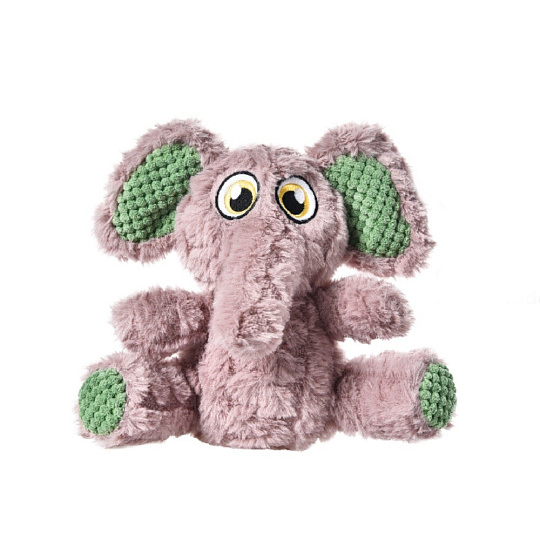 Hračka slon plyš s míčkem z paměťové pěny 24,5x33cm