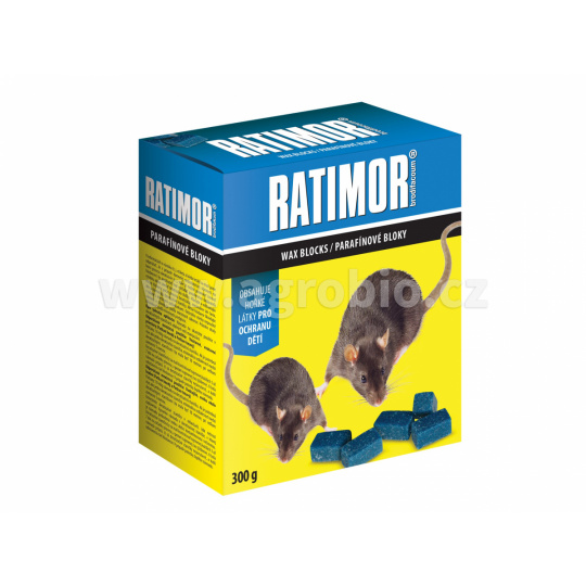 Ratimor - parafinové bloky 300 g krabička