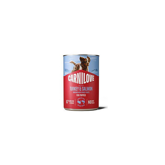 Carnilove Dog Can Paté Turkey&Salmon Puppies 400g