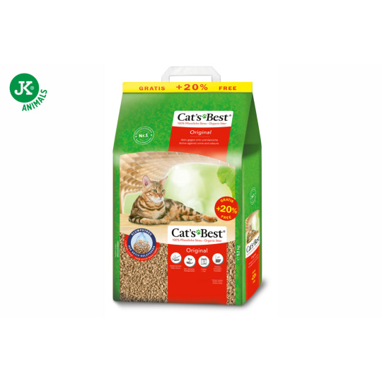 Cats Best Original podestýlka 5,2 kg/10+2 l Gratis