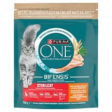 PURINA ONE Sterilcat 750g s kuřetem a pšenicí