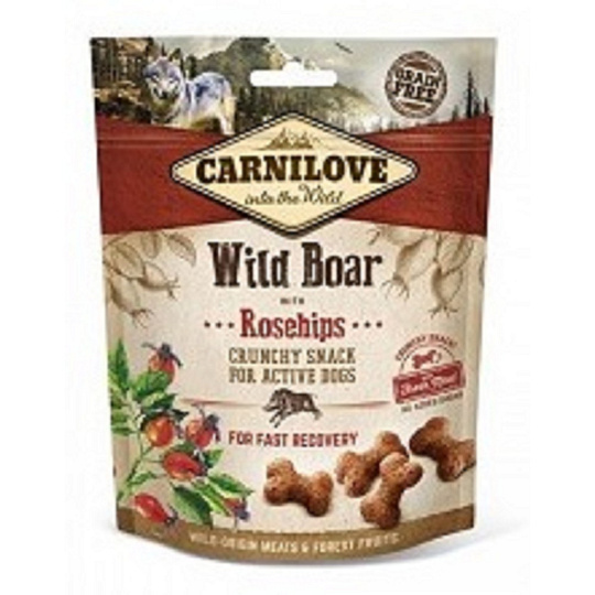 Carnilove Dog pamlsek 200g z divočáka se šípkem Carnilove Dog pamlsek 200g z divočáka se šípkem