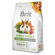 Brit animals 1,5kg králík adult complete immune stick 