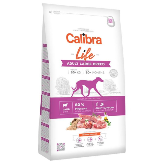 Calibra Dog Life Adult Large Breed Lamb 12 kg